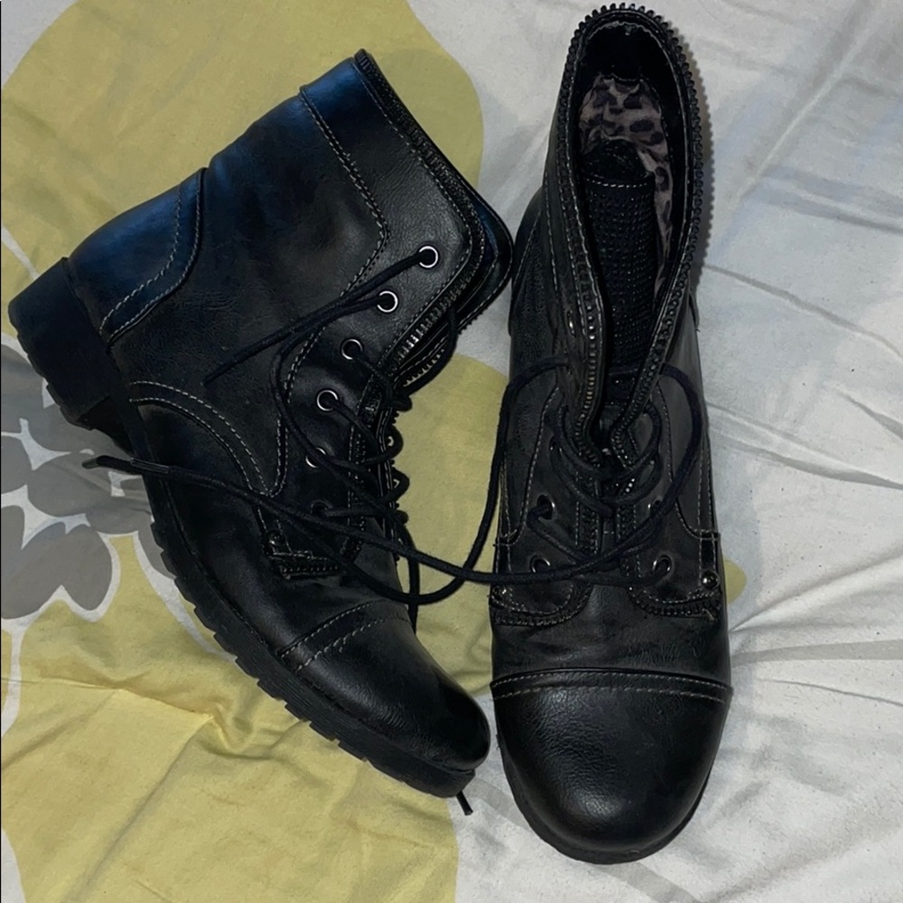 G by Guess combat boots